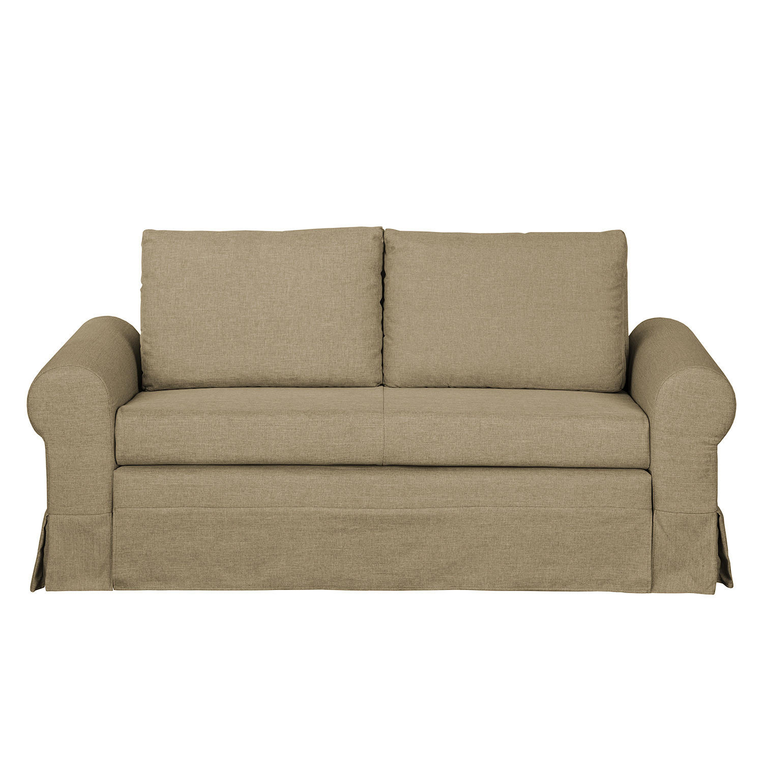 SCHLAFSOFA mit Husse - Beige, Textil (205/90/90cm) - home24