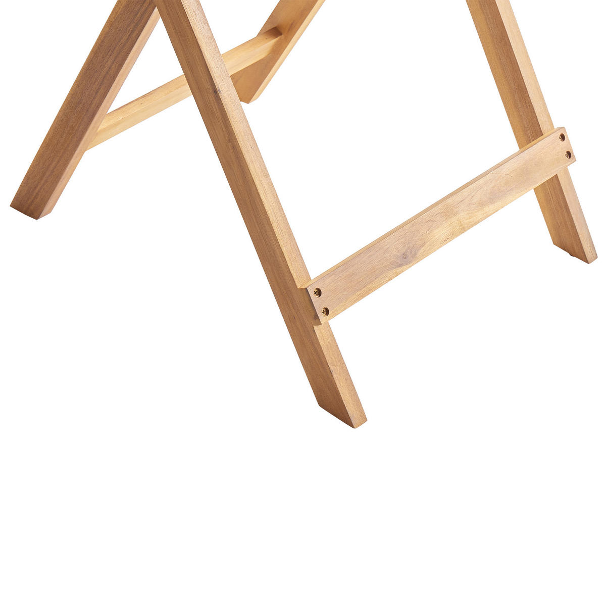 BALKONTISCH Heller Holzfarbton Prossedi - Hellbraun, Holz (60/60/73cm) - Beliani