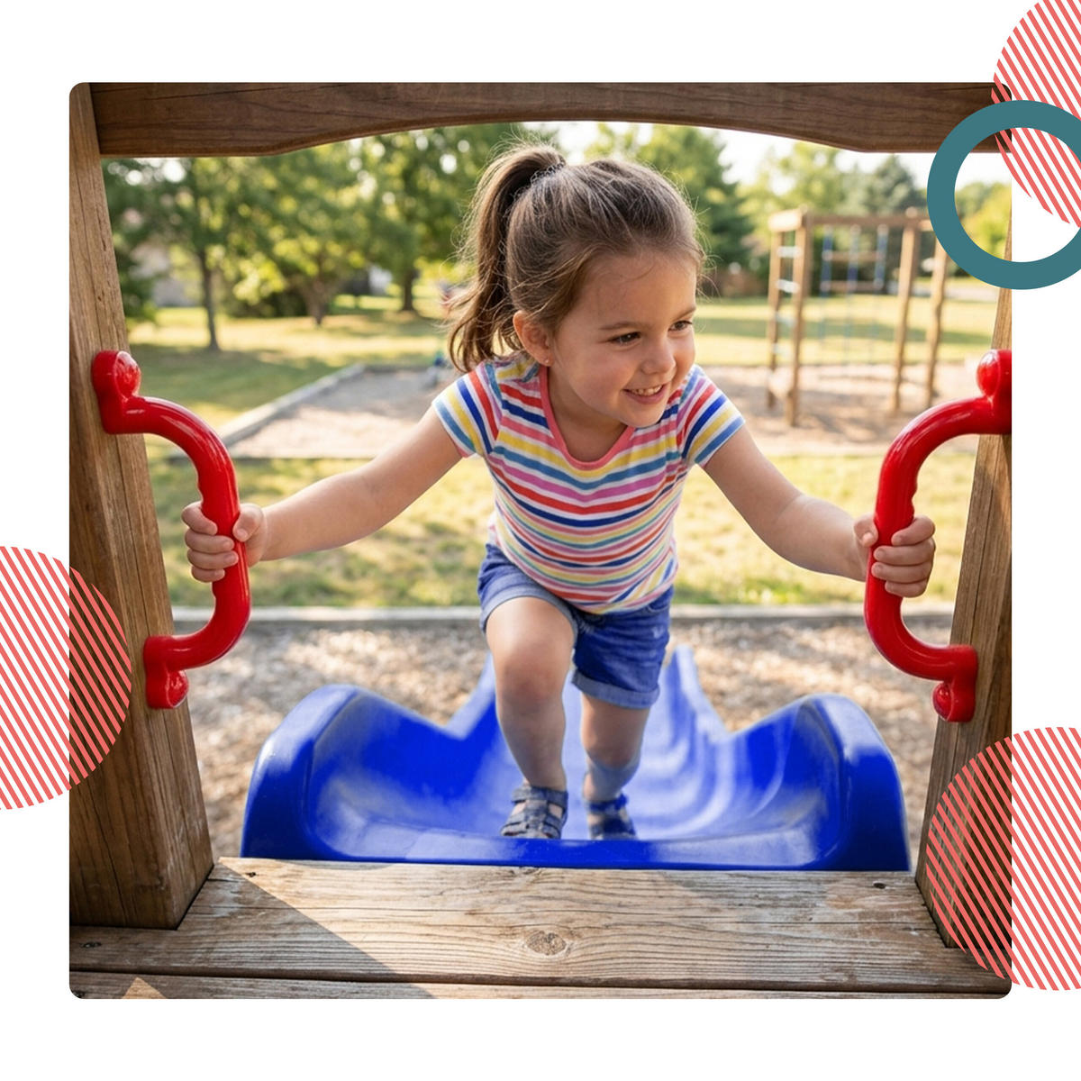 ÚCHYTY Červená 4-dielna-sada PE plast 24 cm - červená, plast (3/24/7cm) - Relaxdays