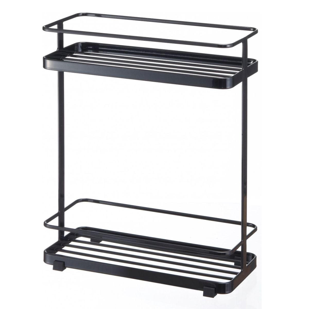 BADREGAL Tower schwarz 28/33/12 cm klein - Schwarz, Metall (28/33/12cm) - Yamazaki