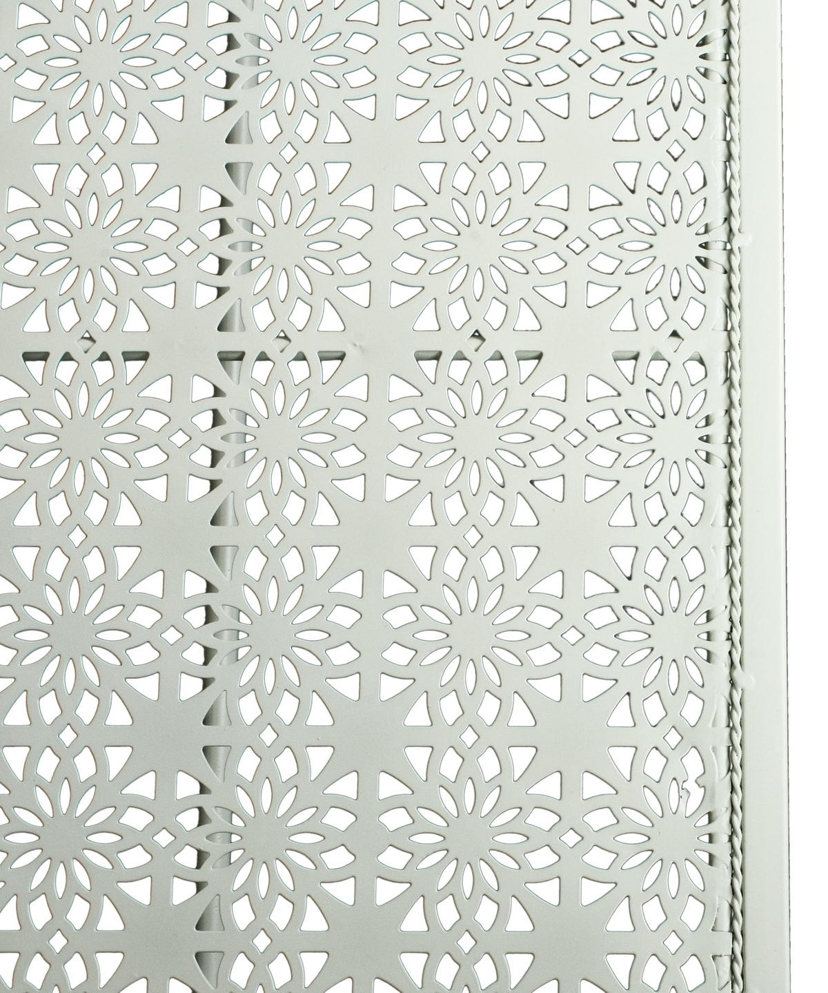 GARTENBANK Sigurd Terrassenbank - Weiß, Metall (120/95/48cm) - DELUKE