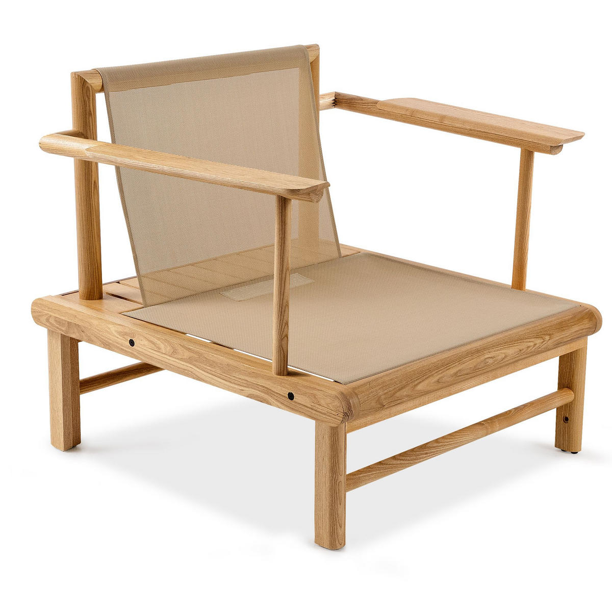GARTENSTUHL ATREDA - Beige, Holz/Textil (91/80/80cm) - KONSIMO®
