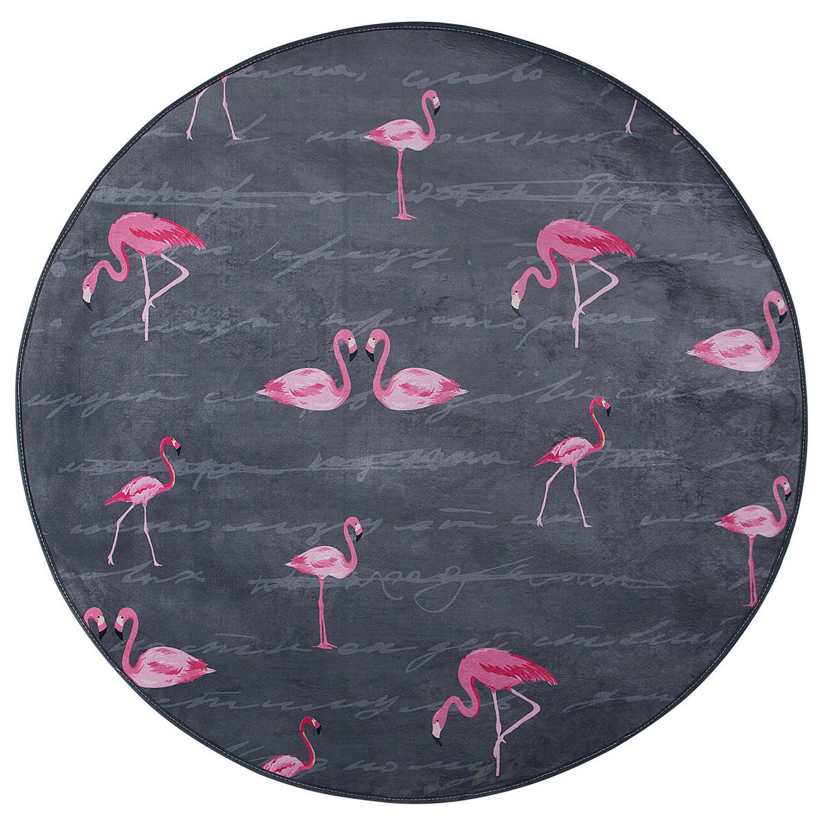 KURZFLOR-KINDERTEPPICH Kerte 120/120 cm - Grau, Kunststoff (120/120cm) - Beliani