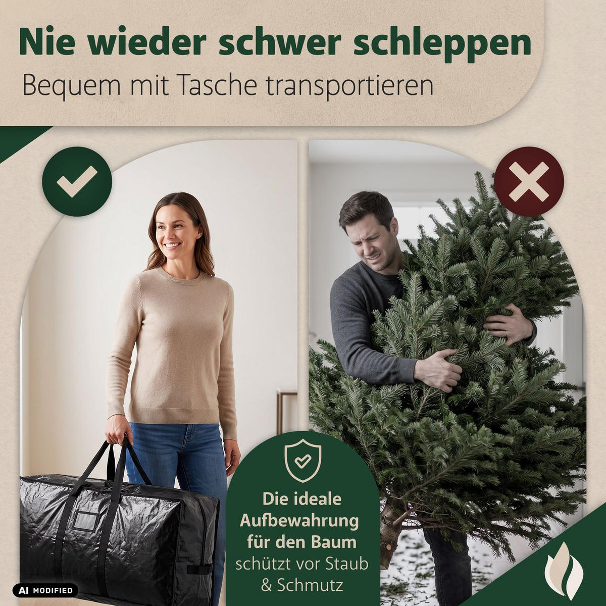 WEIHNACHTSBAUM künstlich REDMOND 240 cm mit LED-Lichterkette und Holzständer - Grün, Kunststoff (150/240cm) - pink garten