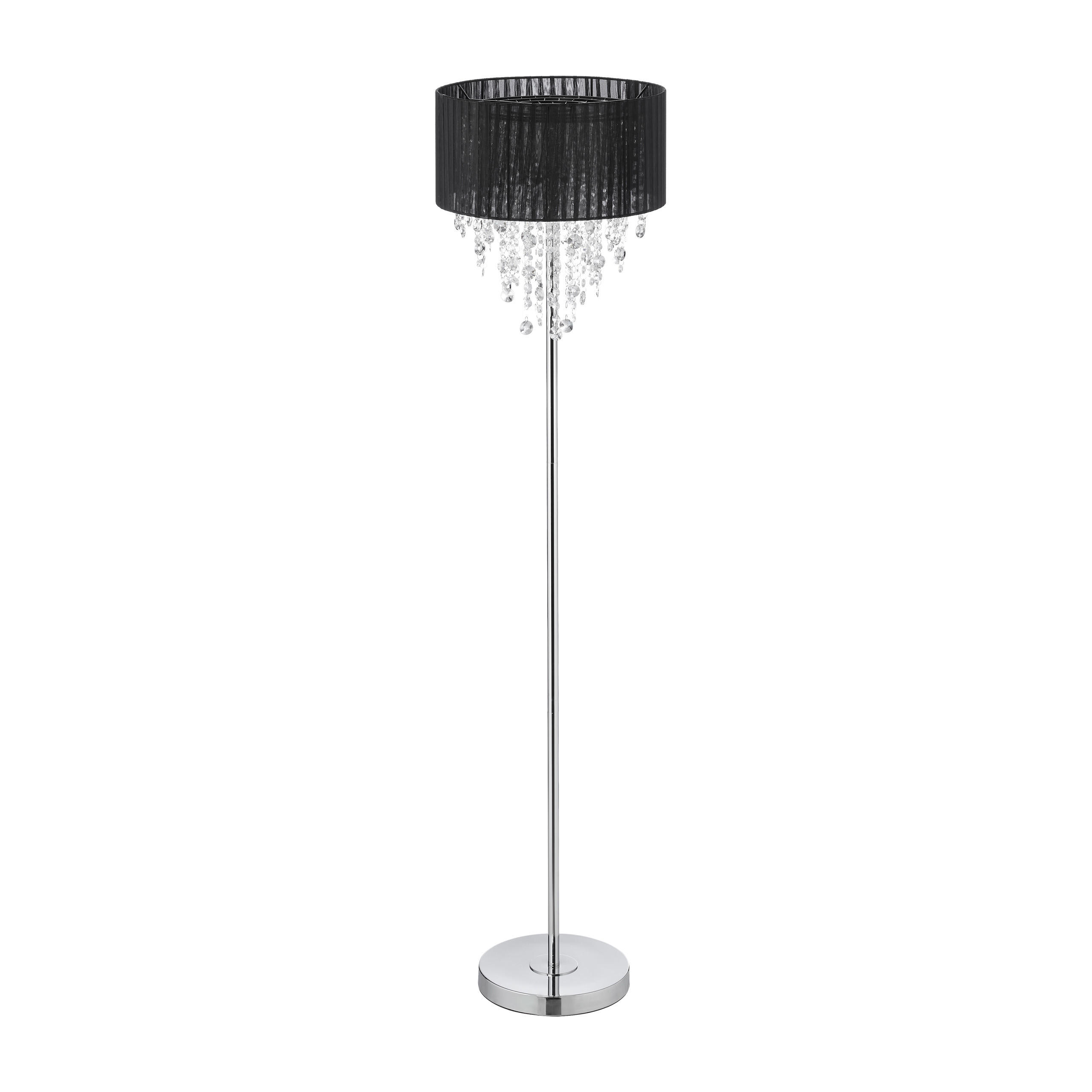 STEHLAMPE - Multicolor, Kunststoff/Textil (37.5/37.5/150cm) - Relaxdays
