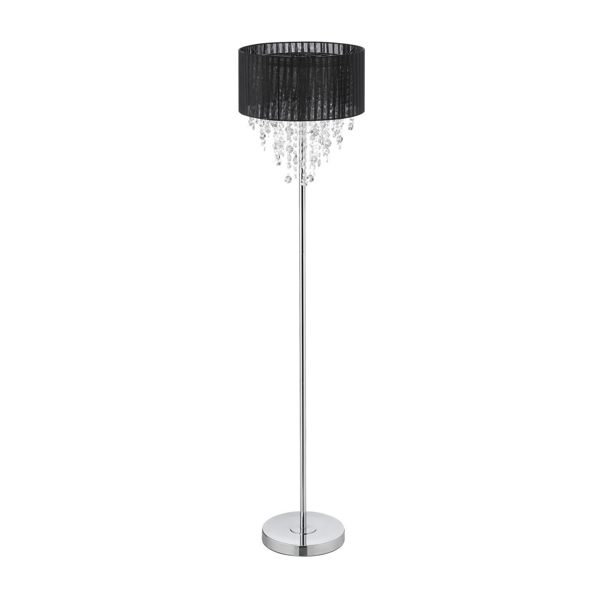 STEHLAMPE - Multicolor, Kunststoff/Textil (37.5/37.5/150cm) - Relaxdays