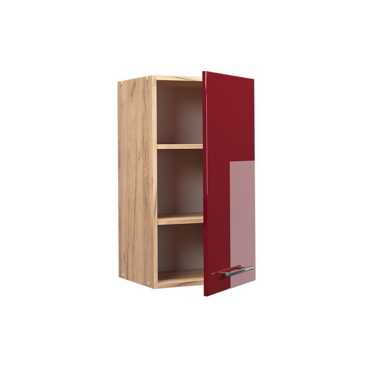 HÄNGESCHRANK Fame-Line Bordeaux Hochglanz 40 cm - Honigeiche/Bordeaux, Holzwerkstoff (40/72/34.1cm) - Vicco