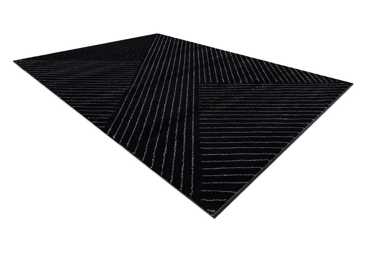TEPPICH Emerald 120/170 cm - Schwarz, Textil (120/170cm) - rugsX