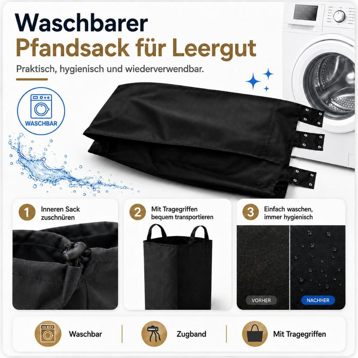 GETRÄNKEKISTENREGAL 4 Kisten mit Ablage Pfandflaschen - Schwarz, Metall (100/112/32cm) - DanDiBo