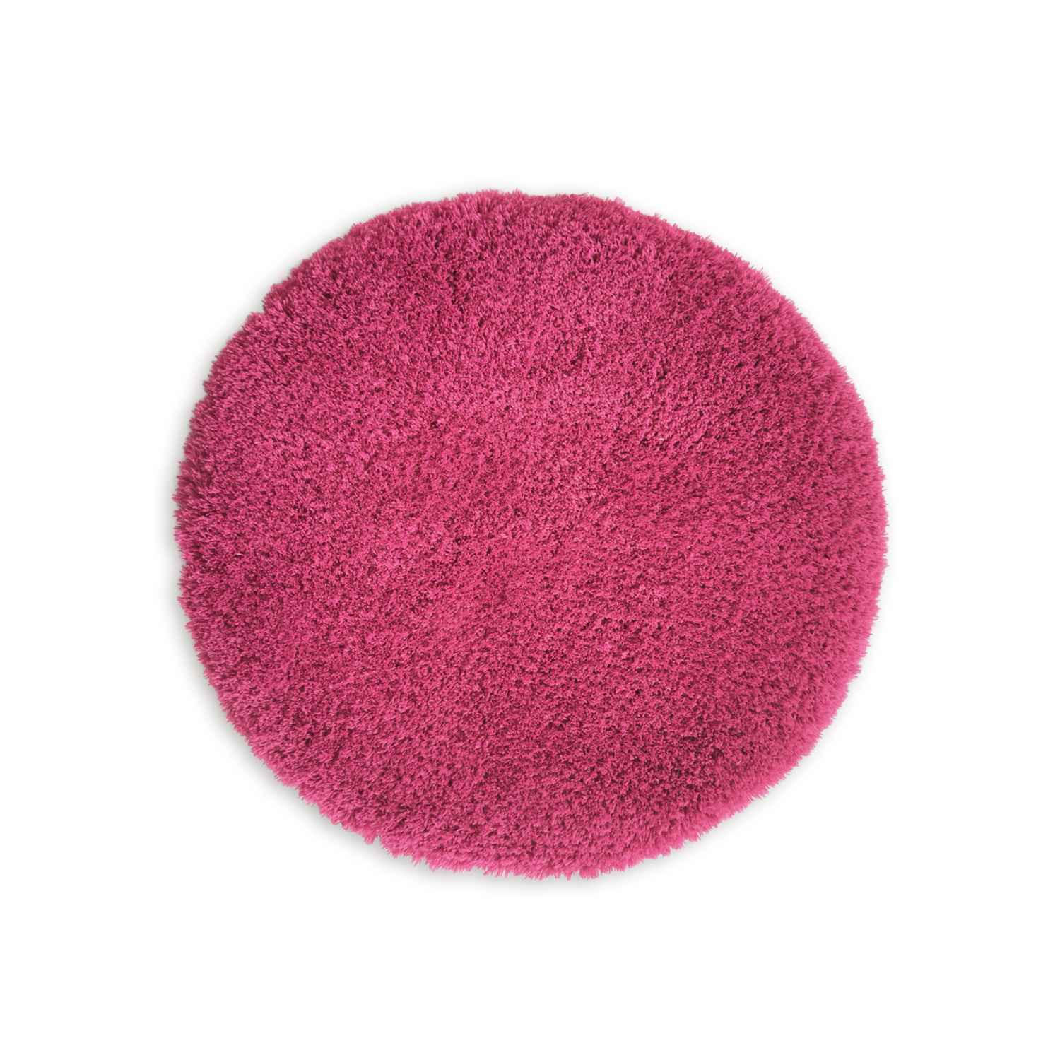 HOCHFLOR BADEMATTEN MALMÖ - Pink, Textil (90/90cm) - WohnDirect