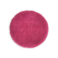HOCHFLOR BADEMATTEN MALMÖ - Pink, Textil (90/90cm) - WohnDirect
