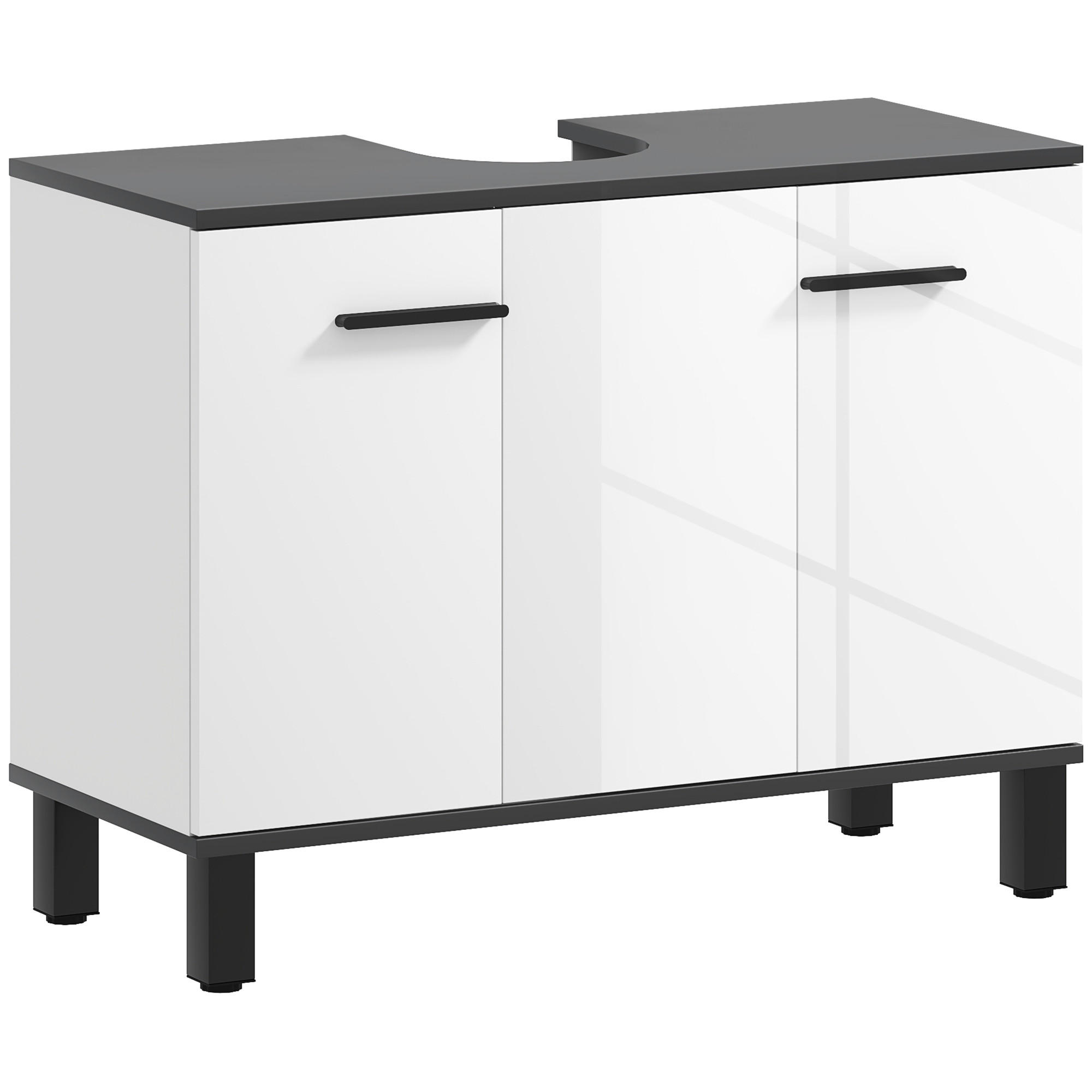 HÄNGESCHRANK Strahlend Weiß 1 Stück - Beige, Kunststoff (80/60/34cm) - GiPP