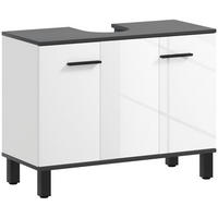 HÄNGESCHRANK Strahlend Weiß 1 Stück - Beige, Kunststoff (80/60/34cm) - GiPP