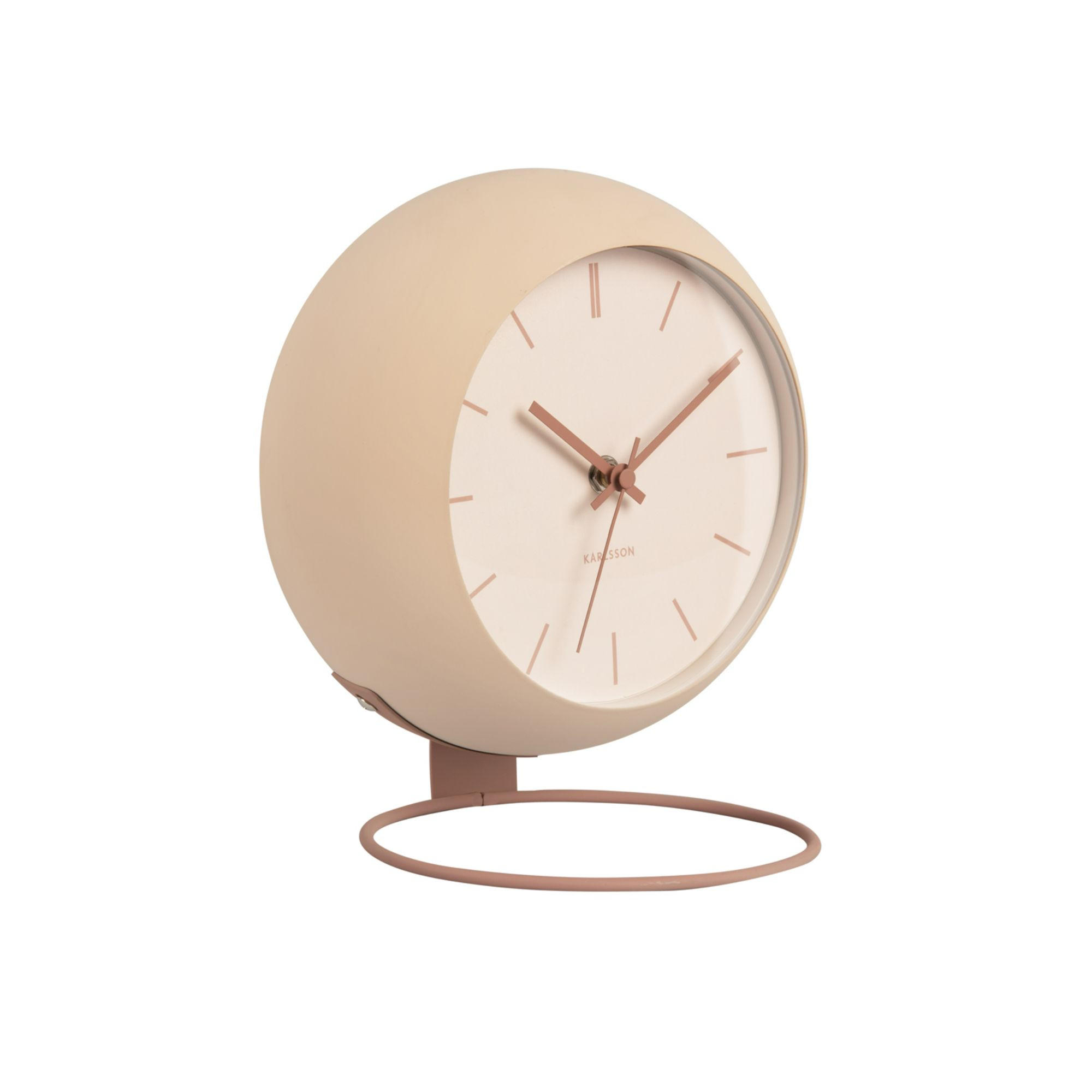 TISCHUHR Nirvana Globe Braun 21/21/14 cm - Braun, Metall (21/14/21cm) - Karlsson