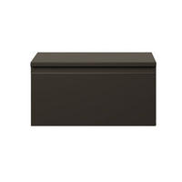 WANDNACHTTISCH Bemmi Schwarz 49 cm - Schwarz, Holzwerkstoff (48.4/25.4/31.8cm) - Selsey