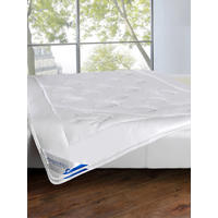 4-JAHRESZEITEN-DECKE MERINOWOLLE Schurwolle extra warm - Weiß, Naturmaterialien/Textil (155/220cm) - Böhmerwald