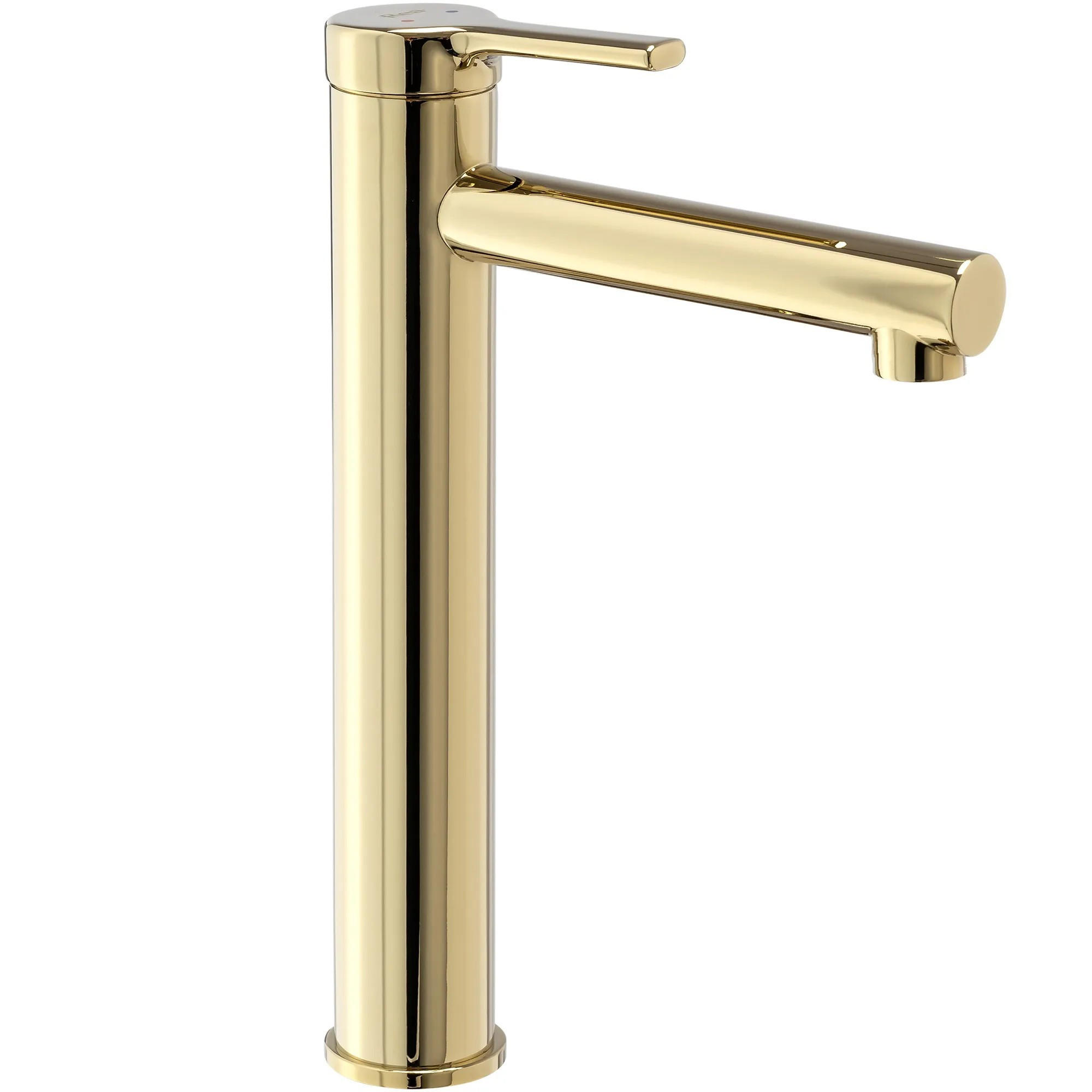 WASCHBECKENARMATUR Rea Pixel Gold High - Goldfarben, Metall (4/27.5/16cm) - REA