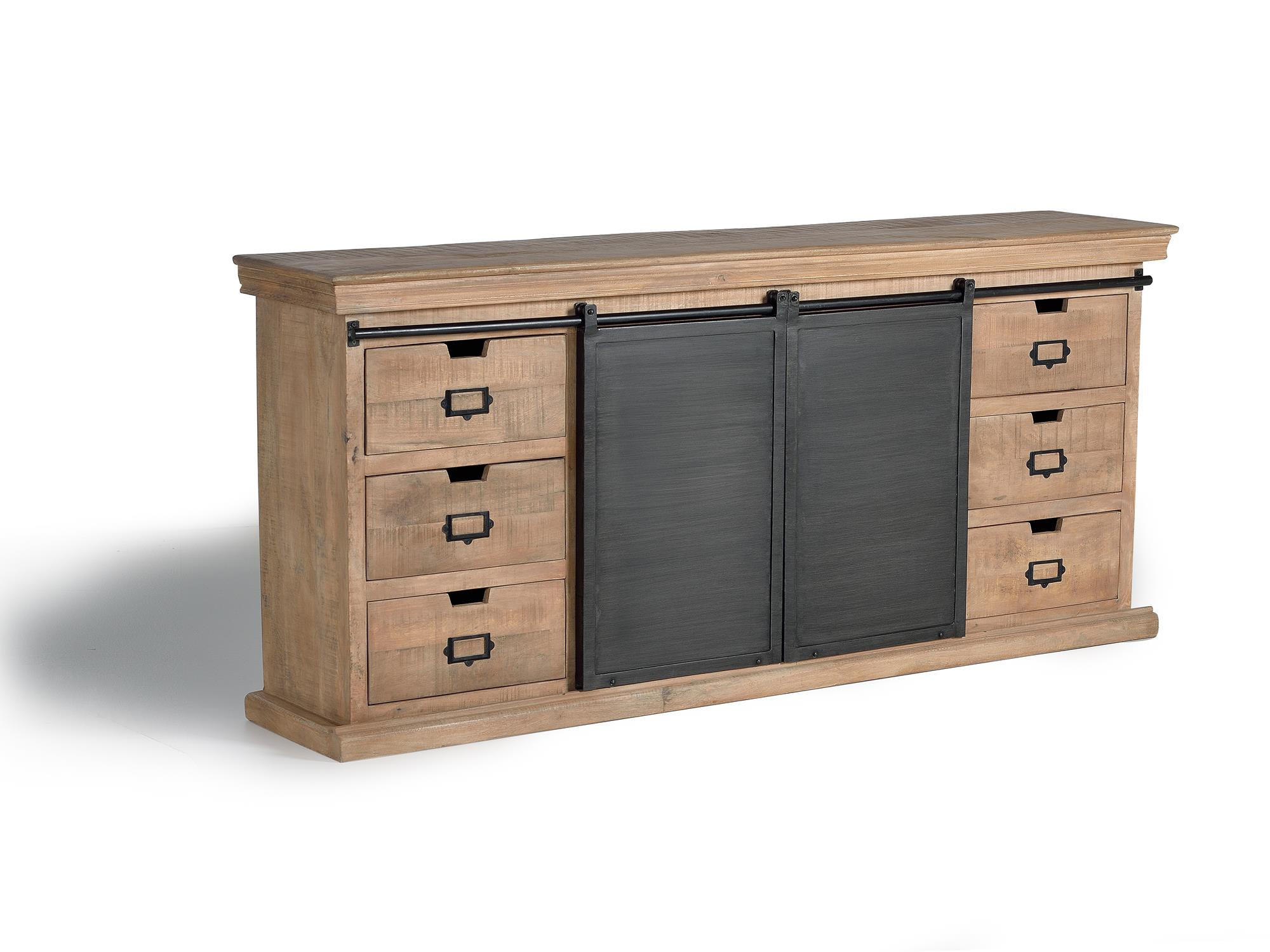 Giner y Colomer Sideboard Braun 40x85x190 cm