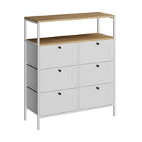 KOMMODE Belaro Weiß 80 x 95 cm 6 Schubladen - Weiß, Holzwerkstoff (80/95/30cm) - Vicco