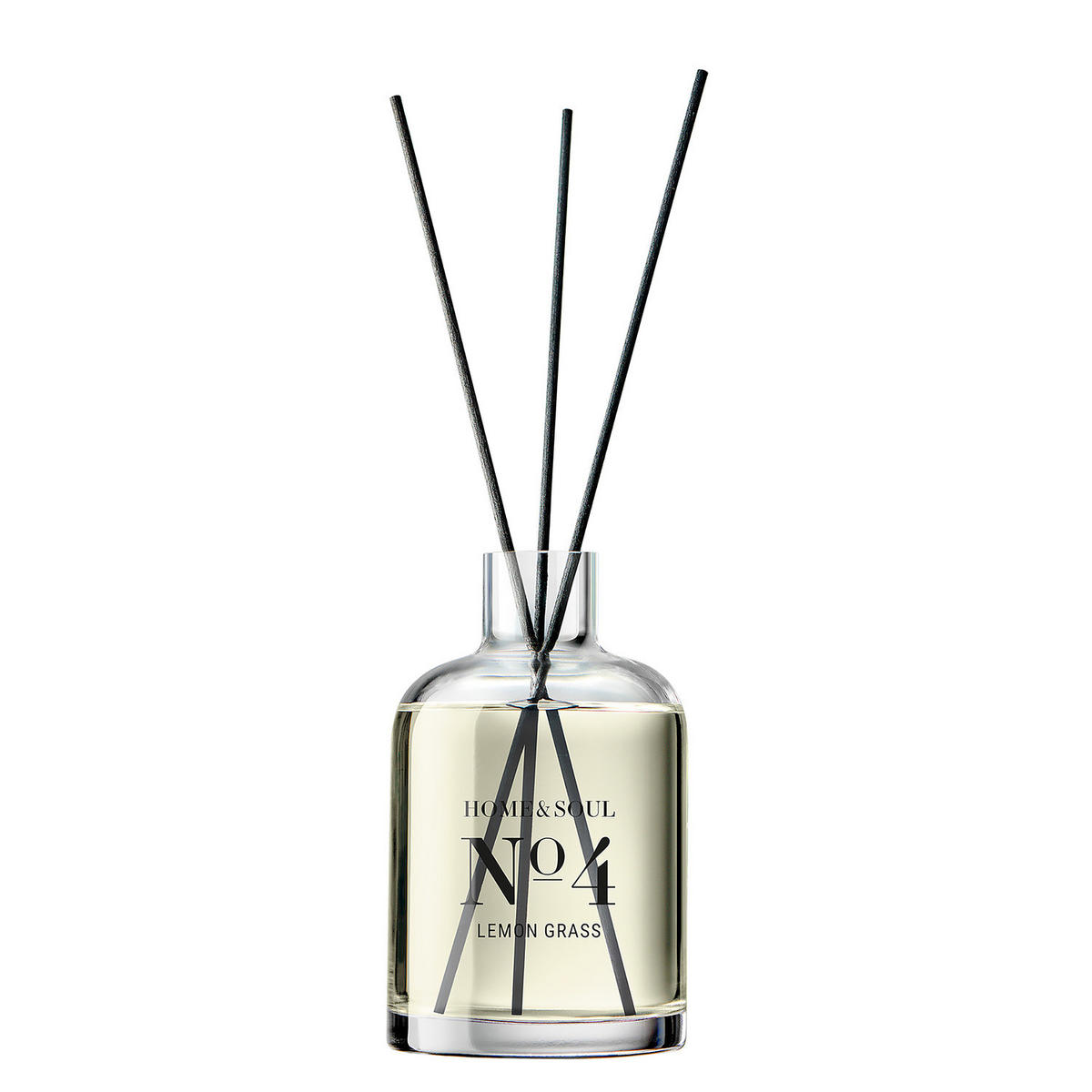 RAUMDUFT Home & Soul Lemongrass - Transparent, Glas/Naturmaterialen (5/19/5cm) - Butlers