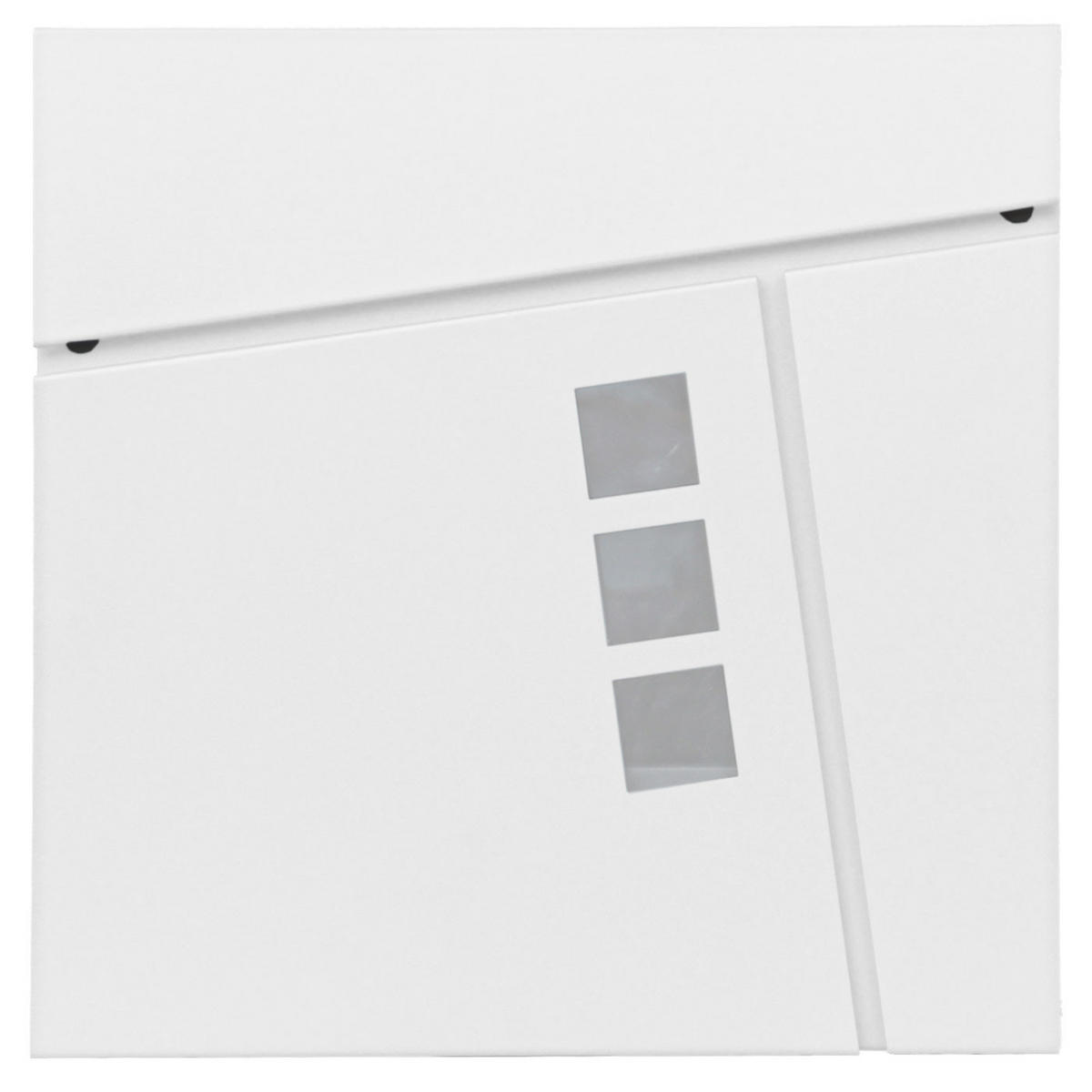 POŠTNI NASLOV Bel - bela, kovina (37/36/11cm) - MCW