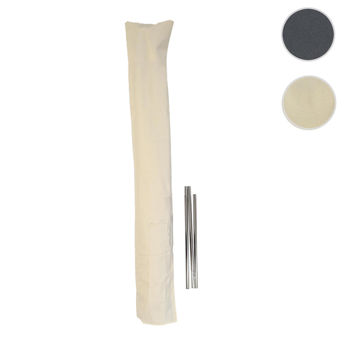 SCHUTZHÜLLE SONNENSCHIRME BIS 3M Beige - Beige, Textil (12/28/160cm) - MCW