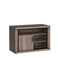 LOWBOARD MALAGA 107/72/50 cm, Braun - Braun, Holzwerkstoff (107/72/50cm) - MASSENO