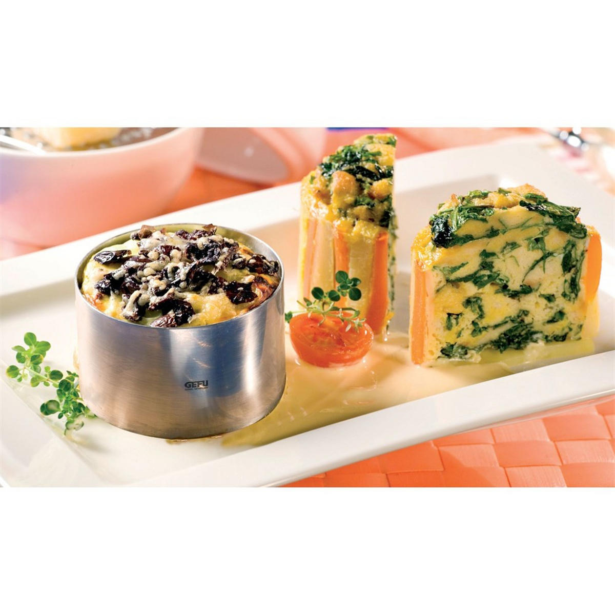 TORTENRING Silber 10.2/8.6/12.6 cm G12160 - Silberfarben, Metall (8.6/12.6/10.2cm) - Gefu