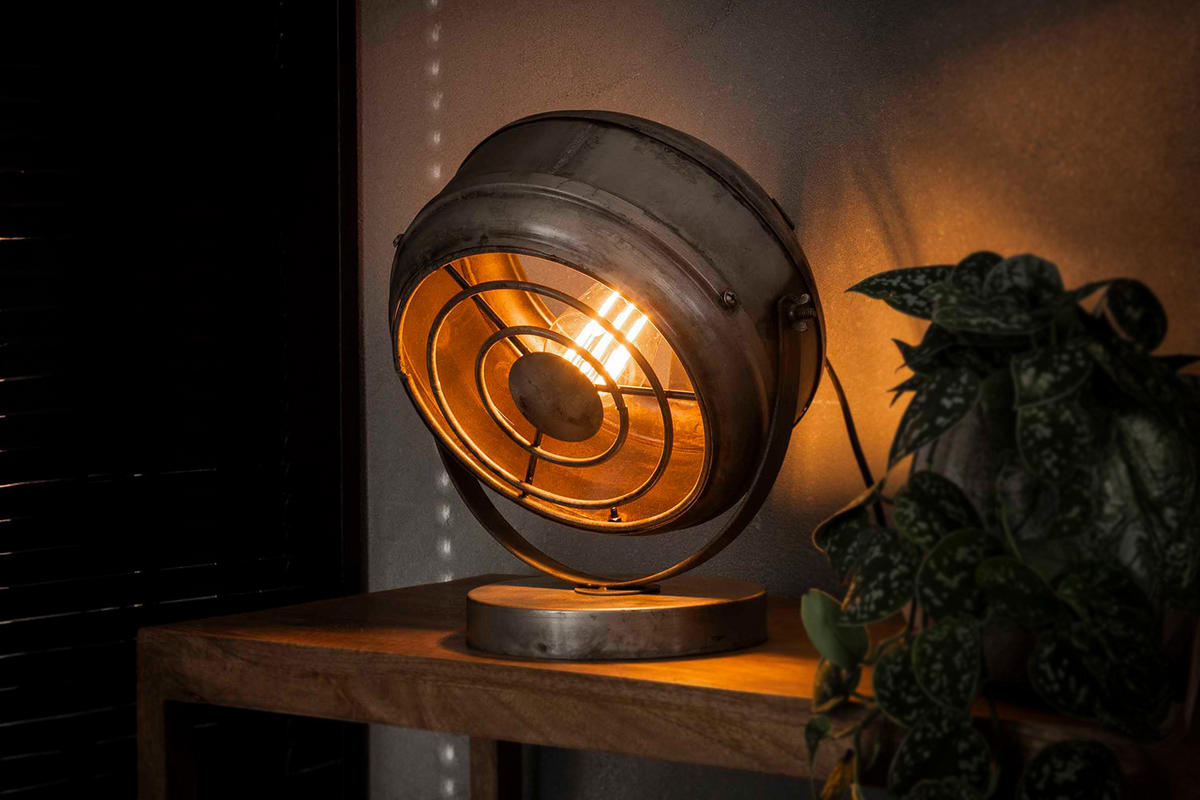 TISCHLAMPE KONYA Silber Metall - Silberfarben, Metall (20/29/33cm) - KAWOLA