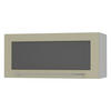 KLAPPHÄNGESCHRANK Kvantum W4BS/80 Vanille Matt / Grau Matt 80 / 32,5 / 36cm - Creme/Grau, Holz/Holzwerkstoff (80/36/32.5cm) - Feldmann-Wohnen