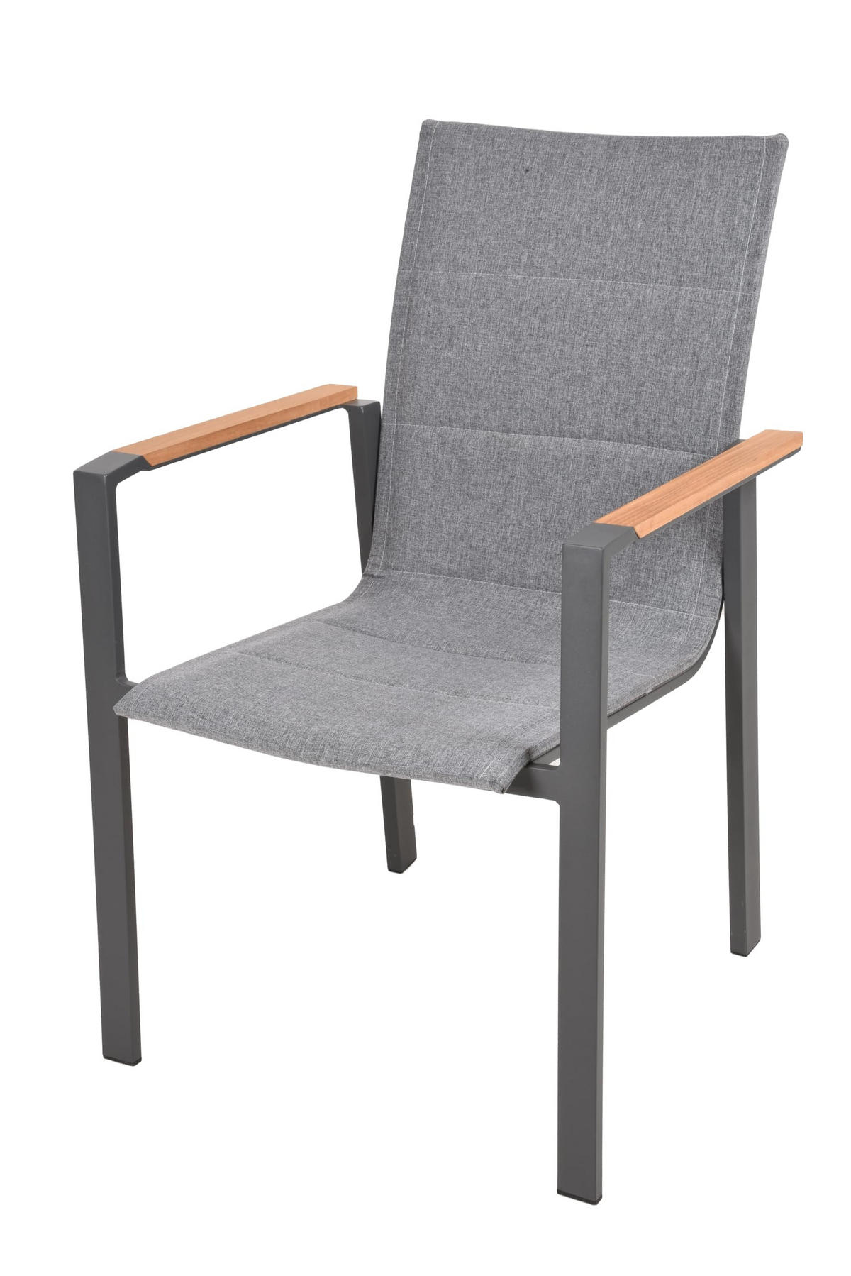 GARTEN-SITZGRUPPE Faye 9-teilig Gartenmöbel-Set - Dunkelgrau, Holz - DELUKE