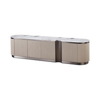 TV-LOWBOARD STILIG Beige 200x40x50 cm - Beige, Holzwerkstoff (200/50/40cm) - FURNLUX