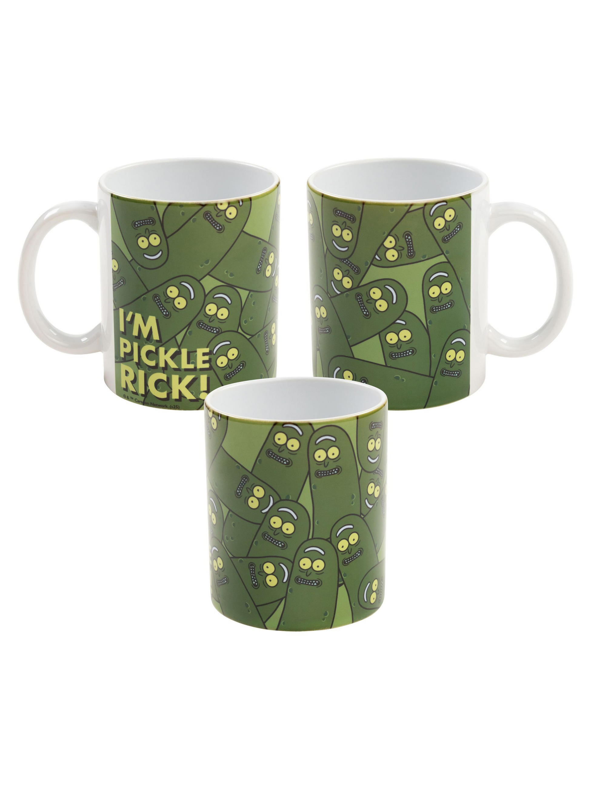 KAFFEEBECHER Rick and Morty I'm Pickle Rick Grün 320 ml - Grün, Keramik (0.32L) - United Labels