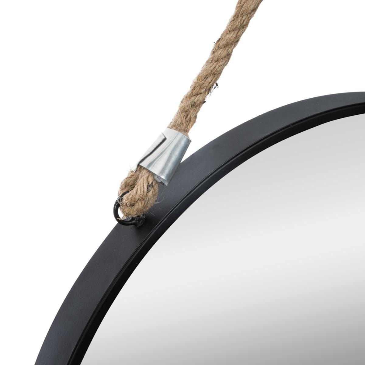 DEKO-SPIEGEL hängend 55/55/55 cm - Schwarz, Metall (55/55/55cm) - Atmosphera Createur d´interieur