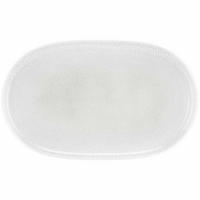 SERVIERPLATTE Sento Home Aura white 38 x 24 cm - Weiß, Keramik (24.5/2.7/38.4cm) - Seltmann Weiden