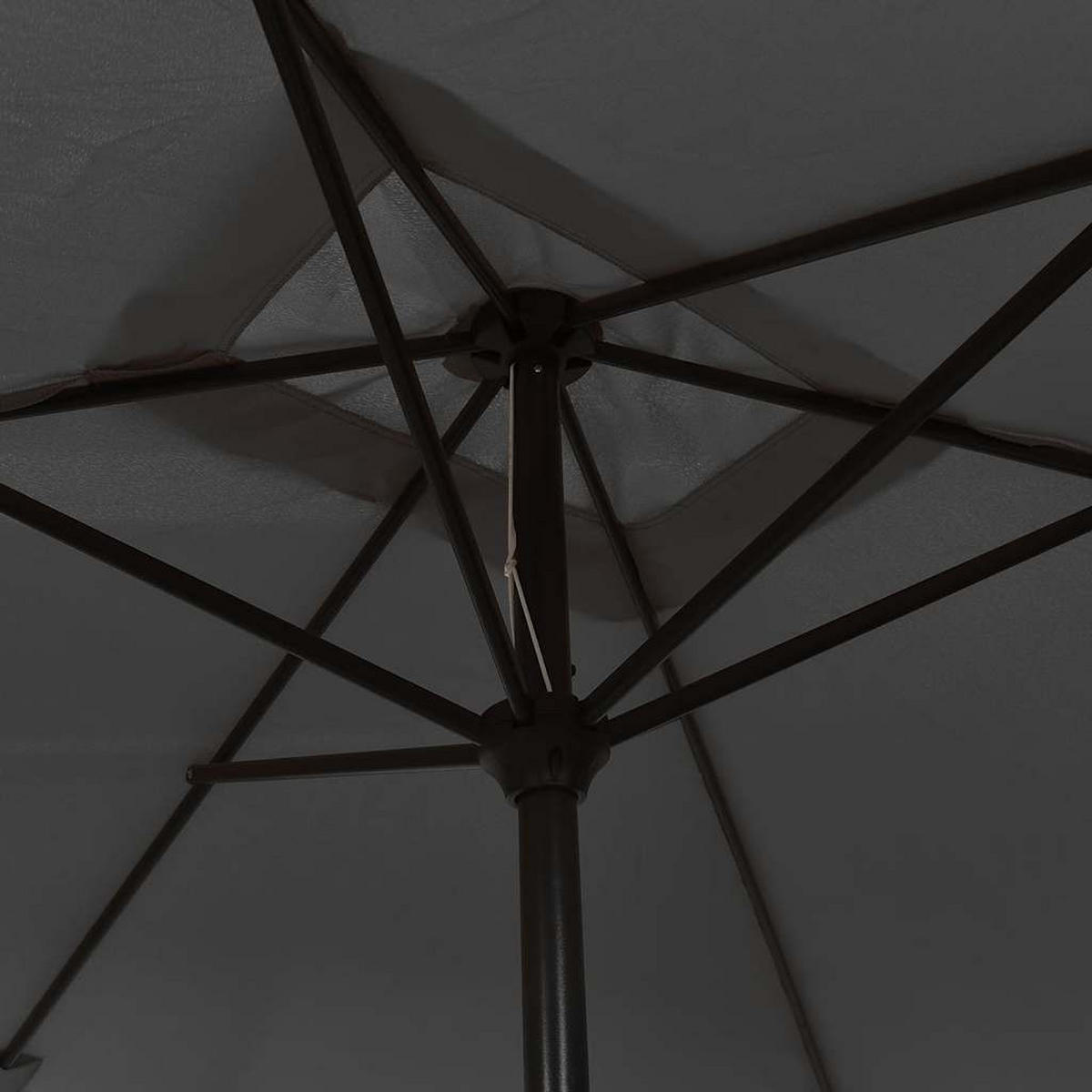 SONNENSCHIRM Mit Metall-Mast 300/200 Cm Anthrazit - Anthrazit, Textil (600/600cm) - vidaXL