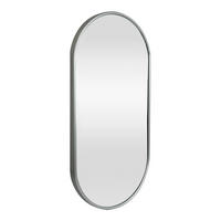 WANDSPIEGEL Picciano - Graphitfarben, Glas/Metall (40/2.8/80cm) - [en.casa]