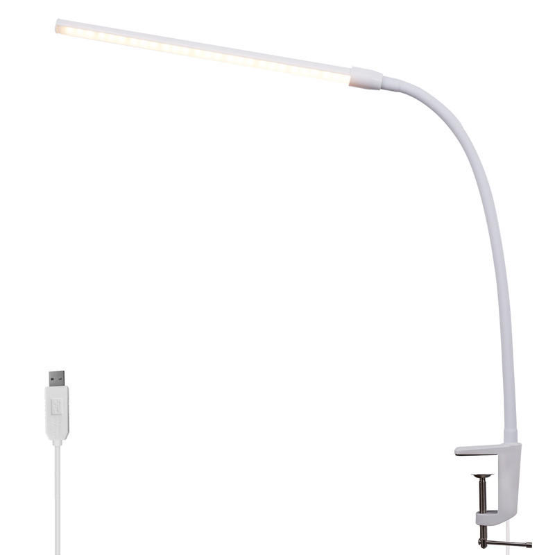 LED-TISCHLEUCHTE Abramowski 80.8/6.5/6.5cm - Weiß, Kunststoff (80.8/6.5/6.5cm) - Nettlife