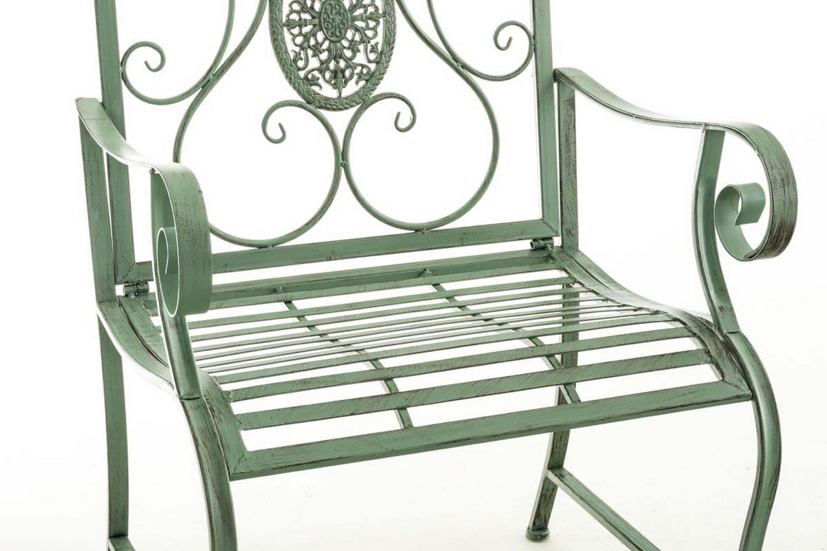 STUHL Pamela antik-grün - Grün, Metall (62/94/53cm) - TPFGarden