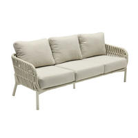 LOUNGESOFA Malte 67x202x82 cm, Kunststoff, Taupe - Taupe, Kunststoff/Metall (202/67/82cm) - dasmöbelwerk