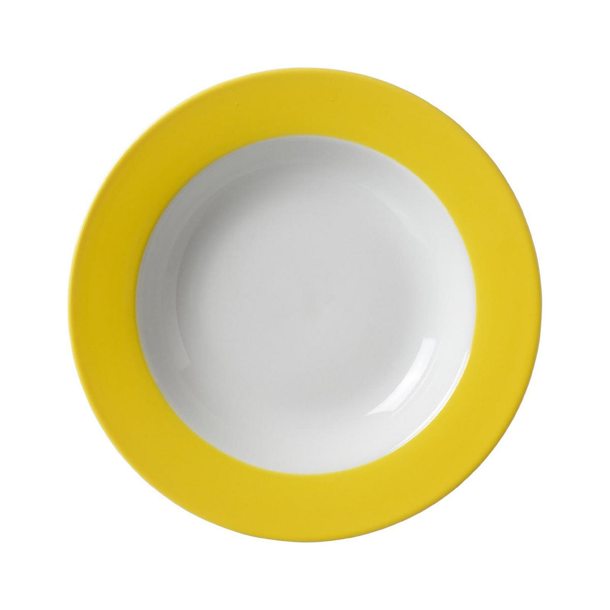 SUPPENTELLER Doppio Gelb ø 22 cm 6er Set - Gelb, Keramik (22cm) - Ritzenhoff Breker