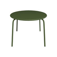 GARTENTISCH - 4 Personen - Metall - Khaki - - Schlammfarben, Metall (110/110/74cm) - Vente-Unique