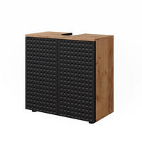 WASCHBECKENUNTERSCHRANK Irma Anthrazit gepunktet 60 x 59 cm - Anthrazit, Holzwerkstoff (60/59/30cm) - Vicco