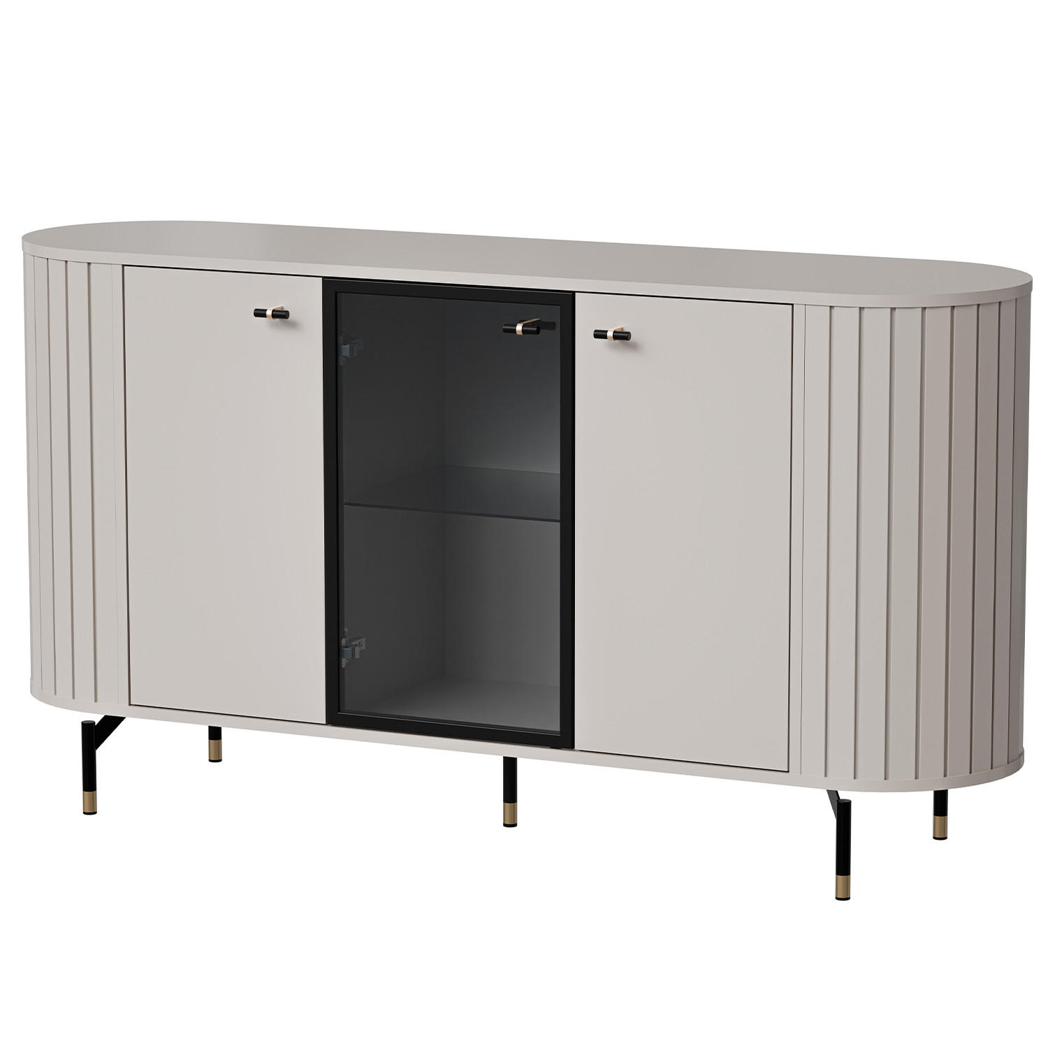 Beautysofa Kommode Kaschmir 150x81x40 cm