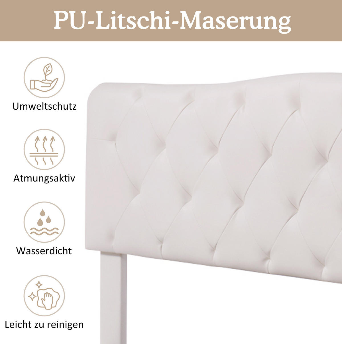 POLSTERBETT 140/200 cm aus Leinen mit verstellbarem Kopfteil und USB-C-Steckdose Grau - Grau, Textil (140/200cm) - Modenvie