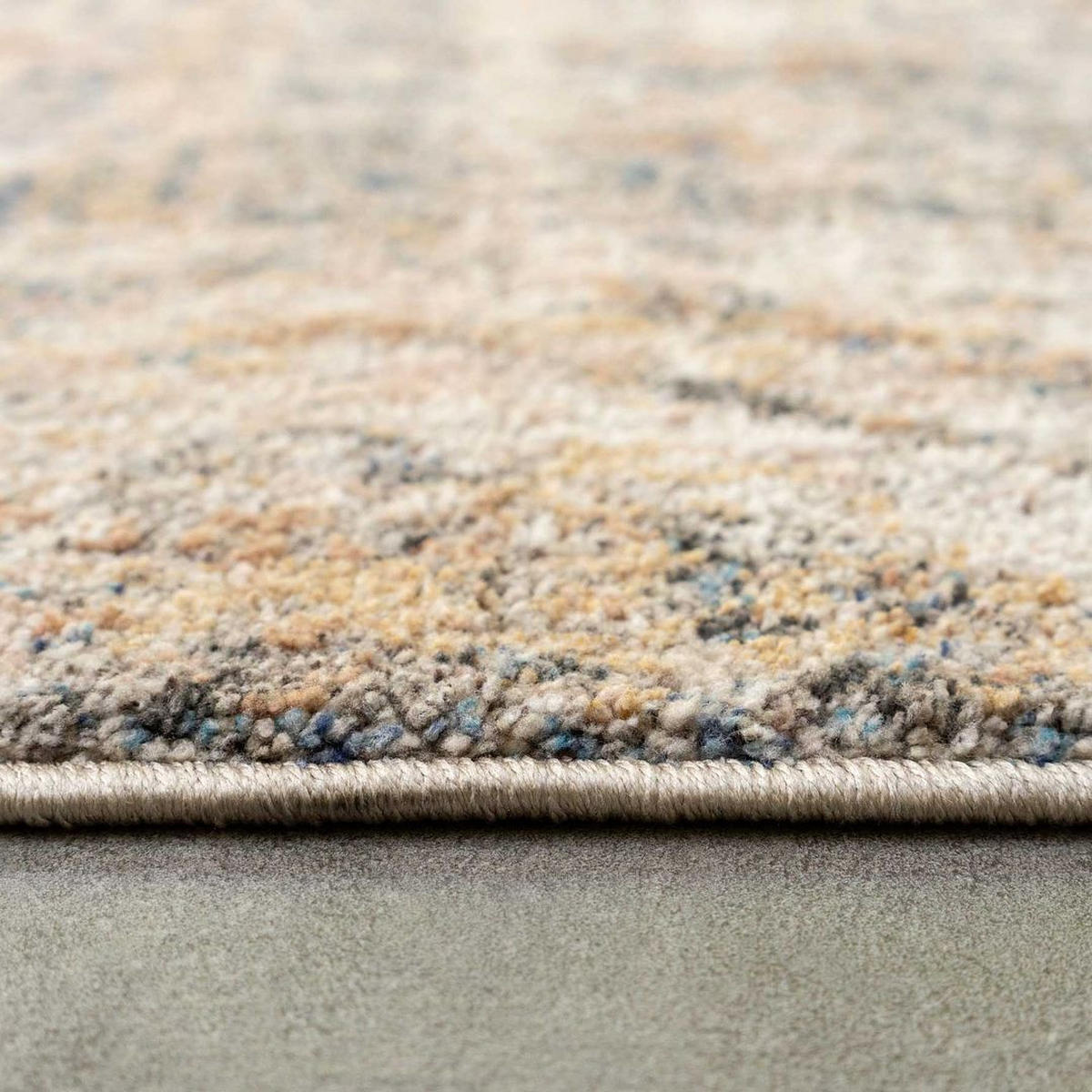VINTAGE-TEPPICH Ikaro Erin Multi Blau - Blau, Textil (119/170cm) - Kukoon Rugs