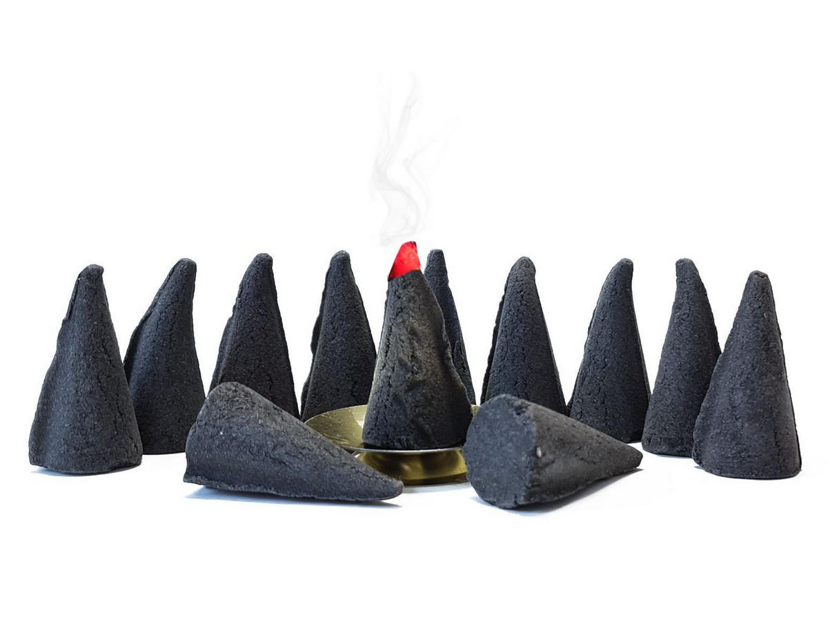 RÄUCHERKERZEN Sparset Opium-Riesen, Glimmschale, Opas Beste Weihrauch - Multicolor, Metall (6.5/2.3/12.5cm)