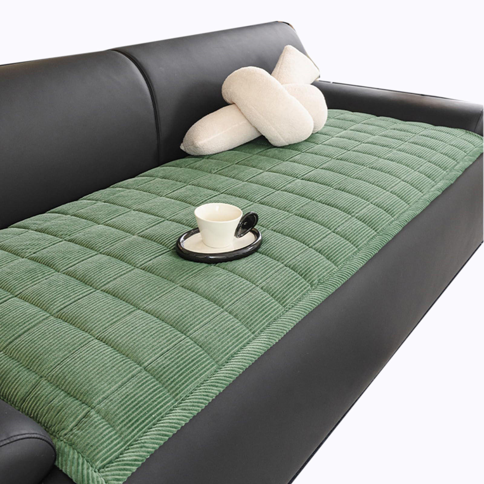 SOFAÜBERWURF Grün 1 Stück Cord - Grün, Textil (70/2/70cm) - Kaket