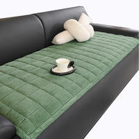 SOFAÜBERWURF Grün 1 Stück Cord - Grün, Textil (70/2/70cm) - Kaket