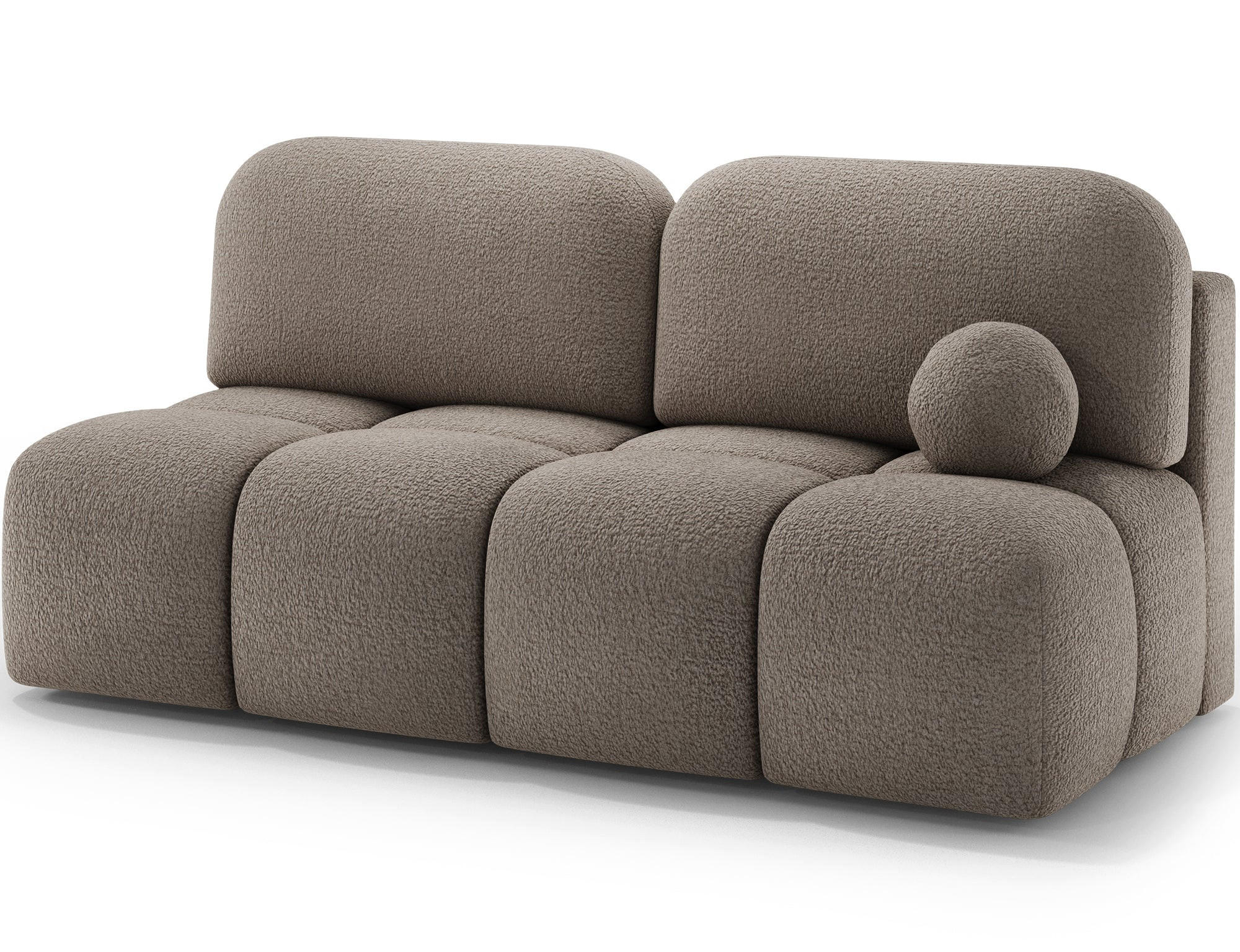 SCHLAFSOFA Nuwia mit Schlaffunktion und Bettkasten – Modernes Designsofa mit Schlafauszug und dekorativer Steppung - Braun, Kunststoff (200/102/100cm) - Wohnideebilder